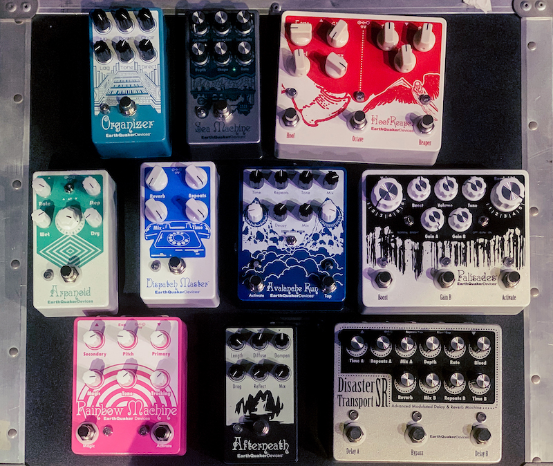 earthquaker devices pedalboard